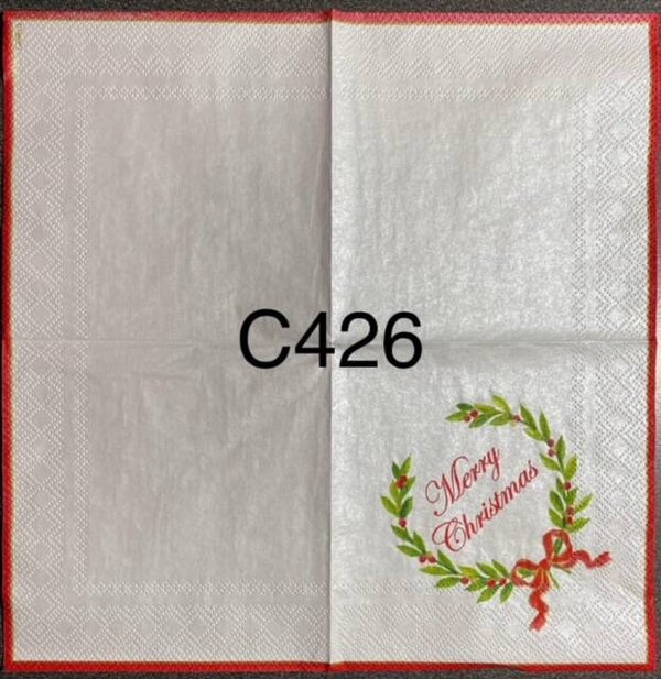 Christmas (C426) - Merry Christmas Wreath