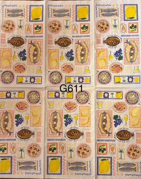 Food (G611) - Small Picturs of Foods (variety)