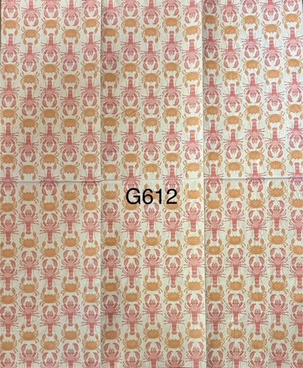 Beach (G612) - Red Lobster and Orange Crab Wallpaper (small)