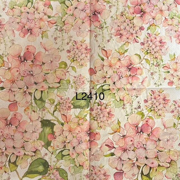 Flowers (L2410) - Pink Hydrangeas