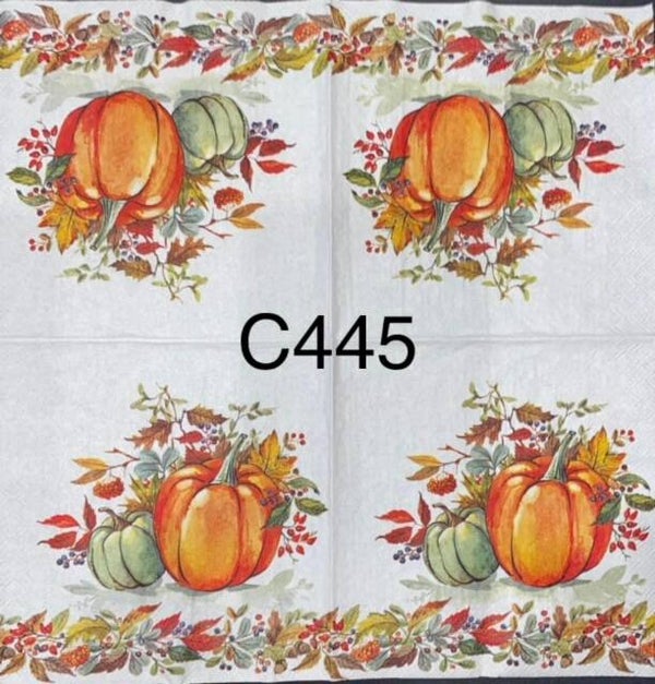 Fall (C445) - Pumpkins with Border
