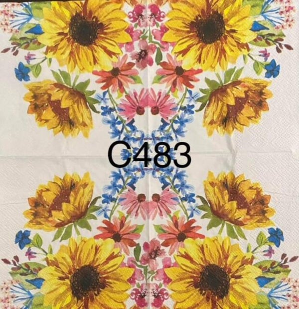 Sunflowers (C483) - Sunflowers and Gerbers