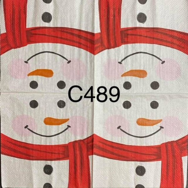 Christmas (C489) - Snowman Face