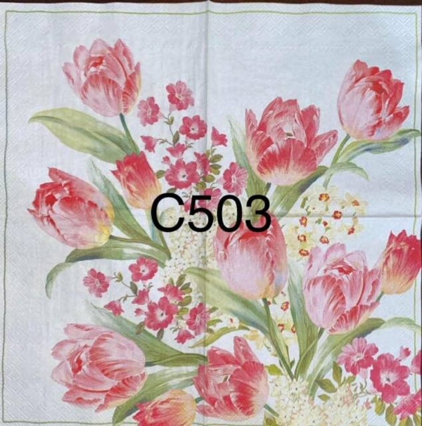 Flowers (C503) - Pink Flowers
