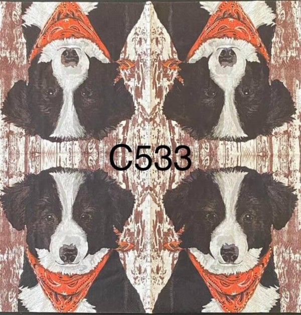Dogs (C533) - Puppy with Bandana