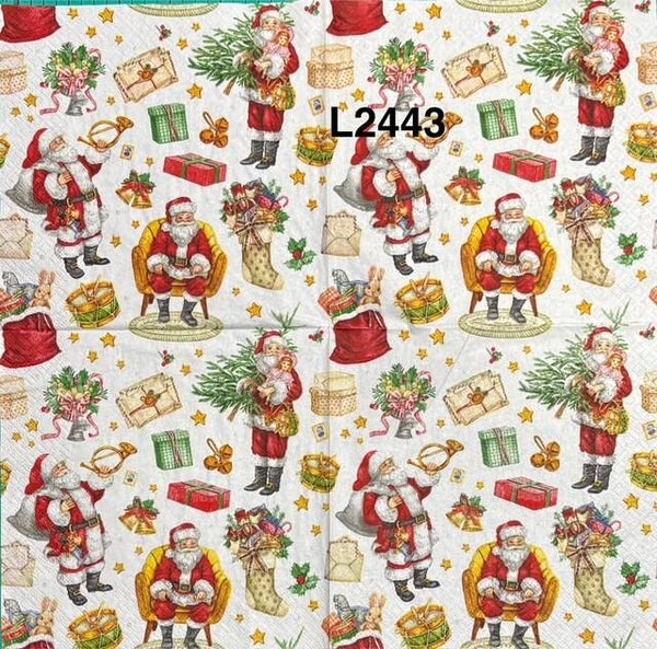 Christmas (L2443) - Santas, Presents, Stockings, etc. Wallpaper