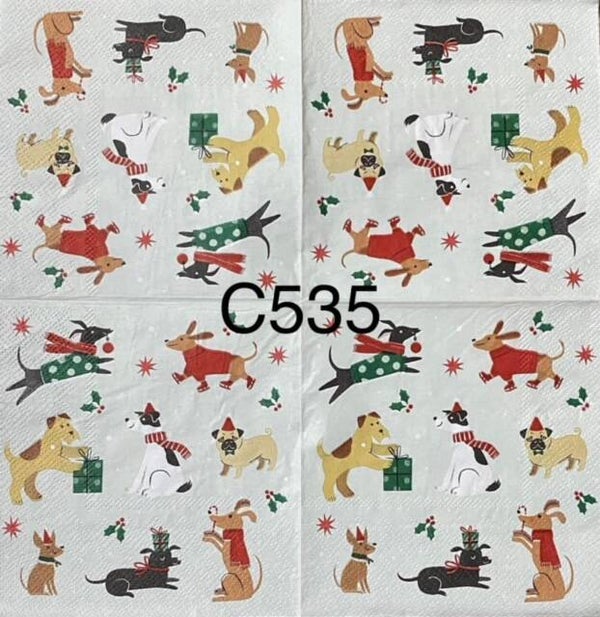 Dogs (C535) - Holiday Dogs - Christmas
