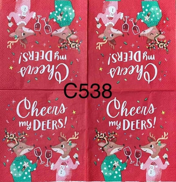 Christmas (C538/1506) - Cheers my Deers