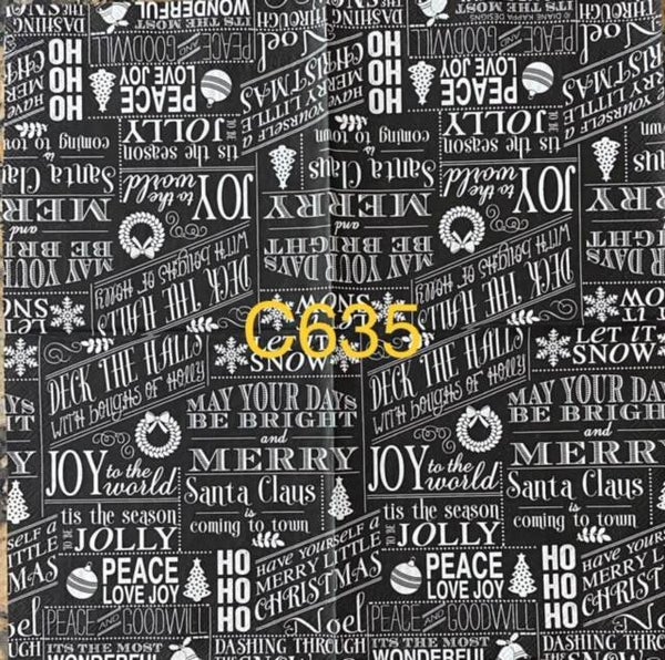 Christmas (C635) - Holiday Words