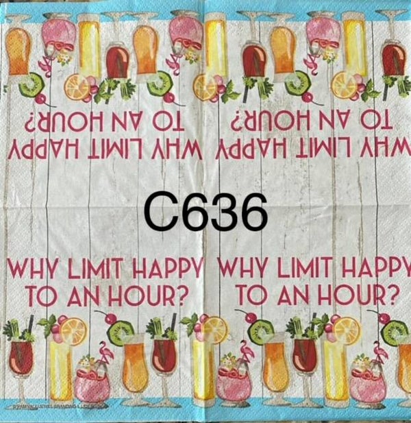 Drinks (C636) - Why Limit Happy to an Hour?