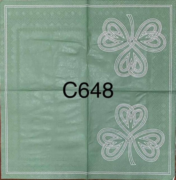 St. Patrick's Day (C648) - Stiched Looking Clover