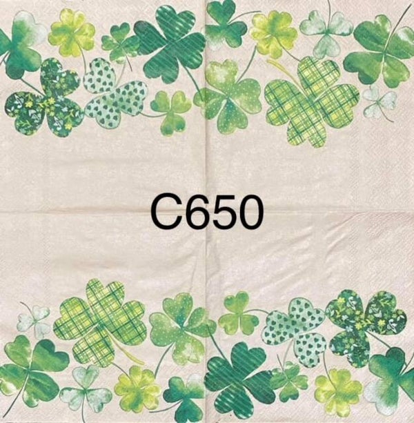 St. Patrick's Day (C650) - Various Clover Designs