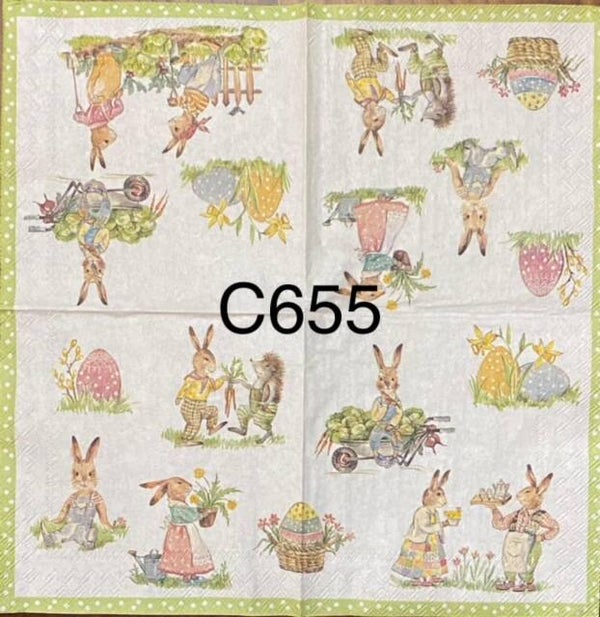 Easter (C655/874) - Bunny Scenes