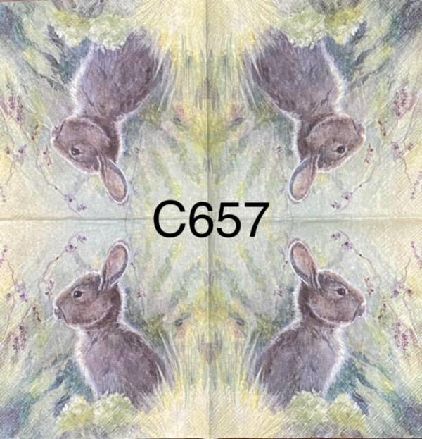Easter (C657) - Wild Bunny in Meadow