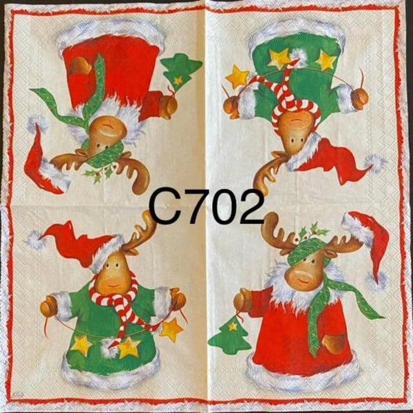 Christmas (C702) - Reindeer in Costumes