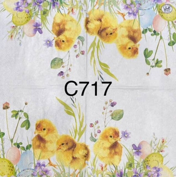 Easter (C717) - Three Baby Chicks