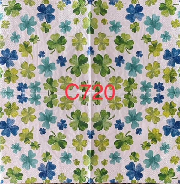 St. Patrick's Day (C720) - Four Leaf Clovers Wallpaper