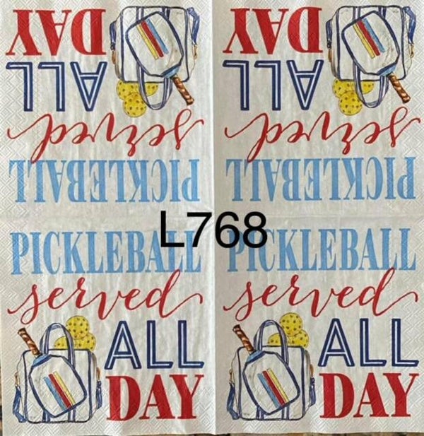 Sports (C768) - Pickelball Served All Day