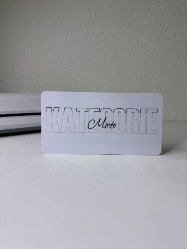 Kategoriekarte