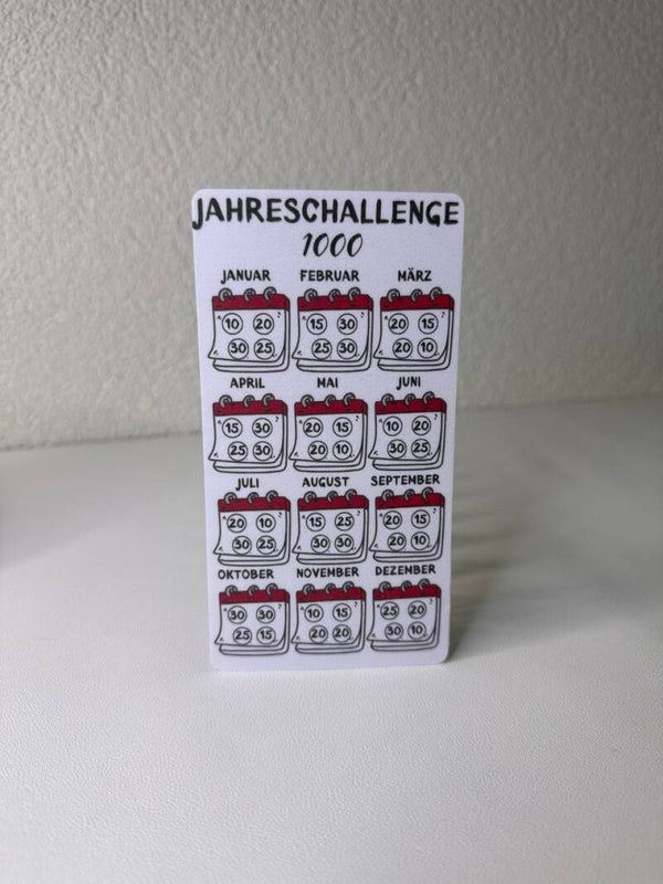 Jahreschallenge 1000