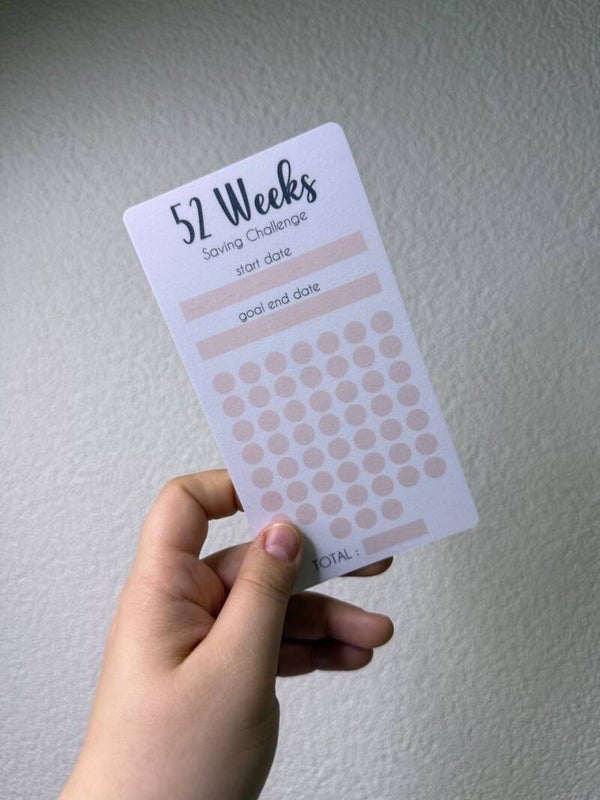 52 Wochen Spar-Challenge – Blanko