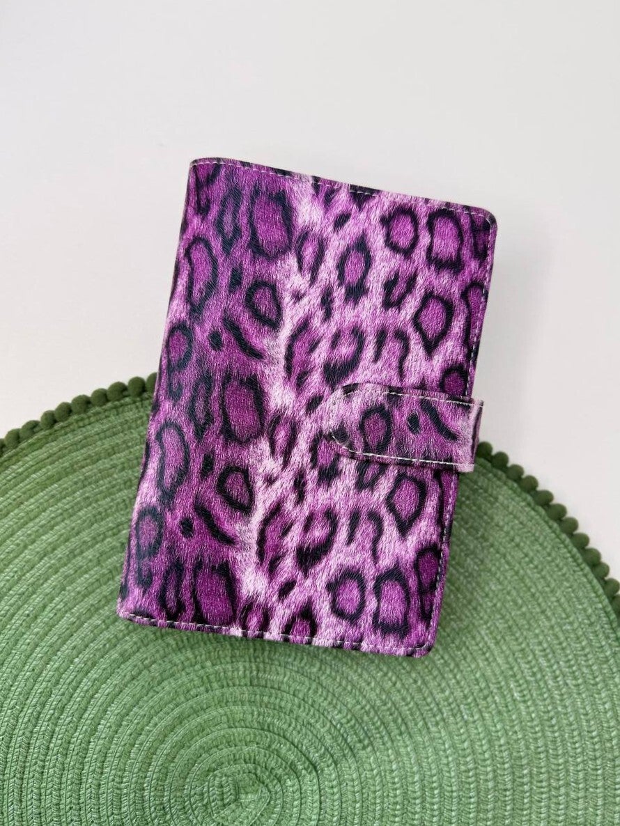 Budget Binder A6 – Lila Leopardenmuster