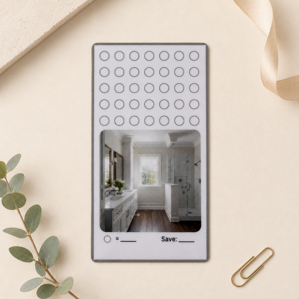 Badezimmer Sparchallenge