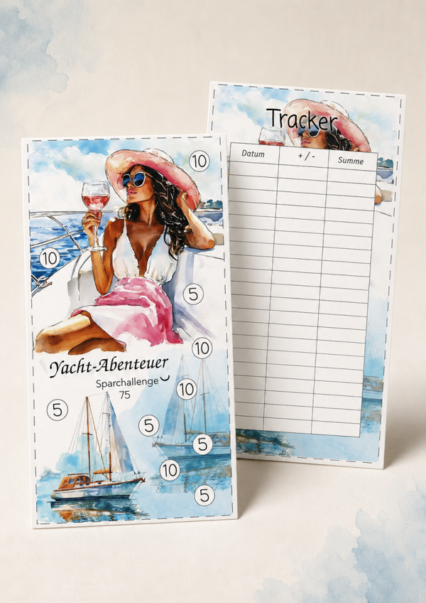 Reiseträume – 10er Sparchallenge-Set ✈️🌴