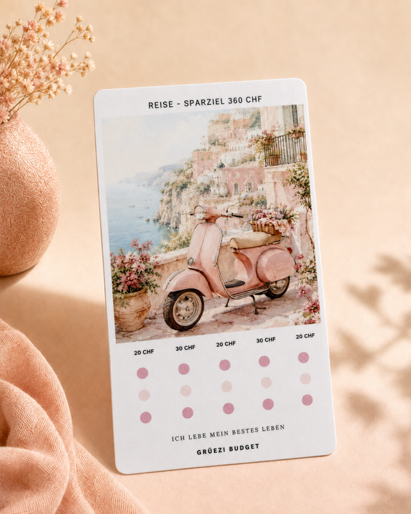 Sparchallenge Reise – Sparziel 360 CHF