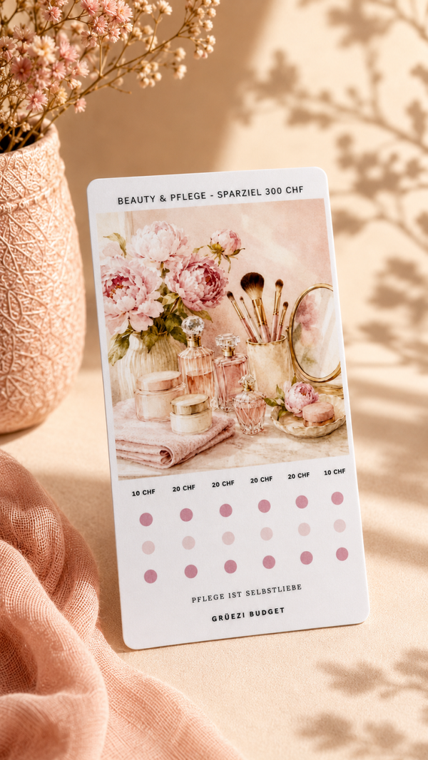 Sparchallenge Beauty & Pflege – Sparziel 300 CHF