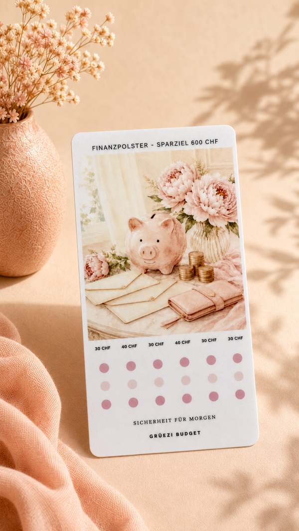 Sparchallenge Notfälle – Sparziel 600 CHF