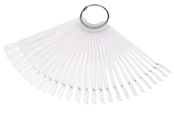 50x Tips Clear Ring Lang