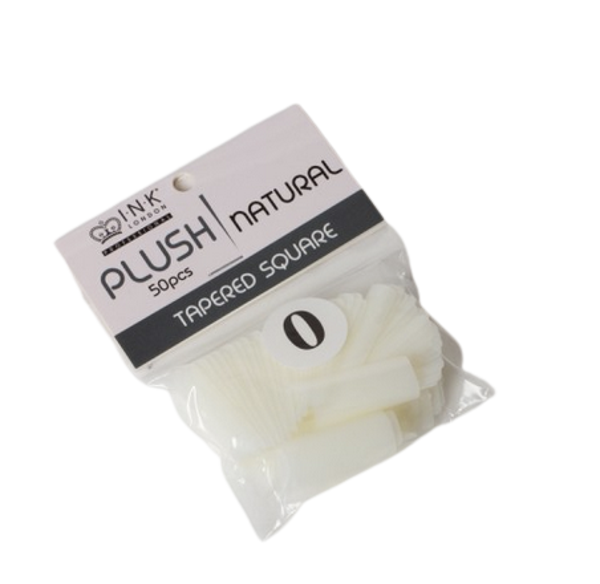 Plush Tips Refill Tapered Square Natural 0
