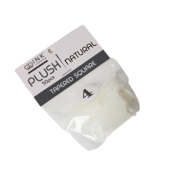 Plush Tips Refill Tapered Square Natural 4