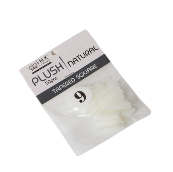 Plush Tips Refill Tapered Square Natural 9