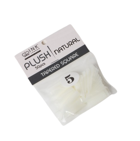 Plush Tips Refill Tapered Square Natural 5