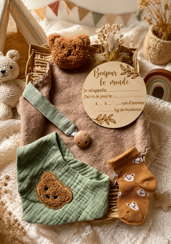 Coffret "Ourson vert"
