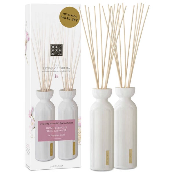 Rituals The Ritual of Sakura Floral Cherry Blossom & Rice Milk Reed Diffuser Duo 2 x 250ml