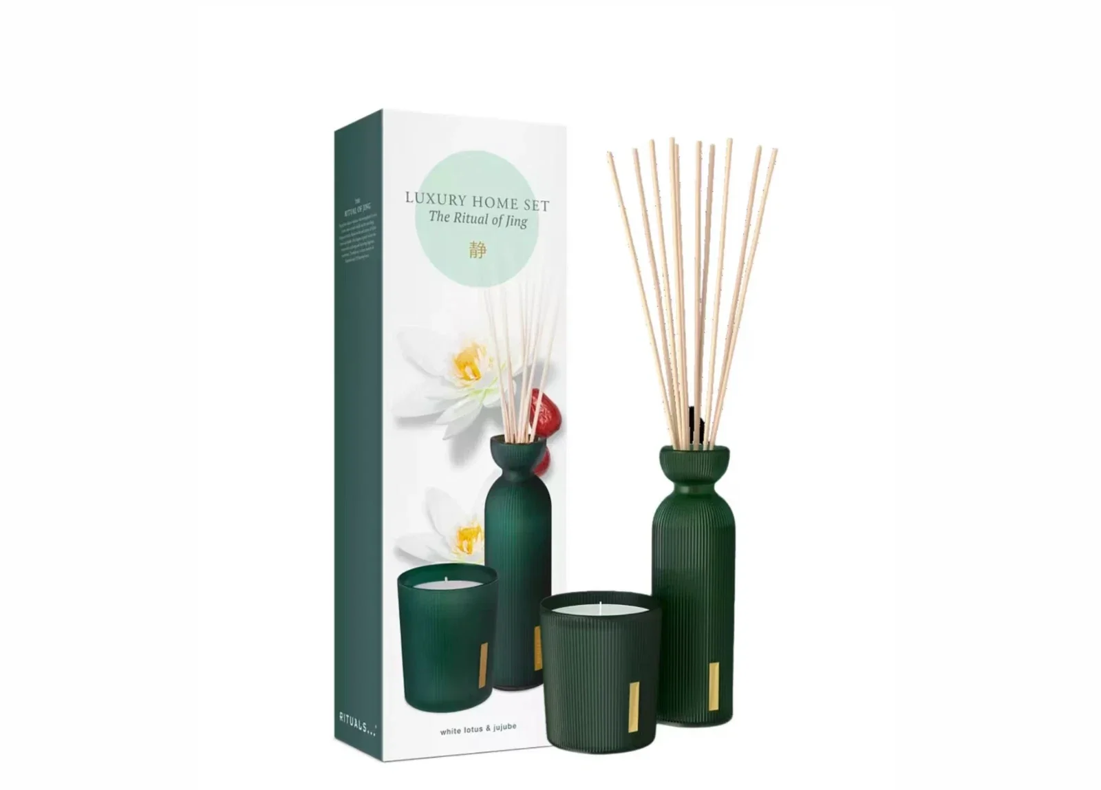 Rituals JING 250ml Diffuser & 290g Candle Set
