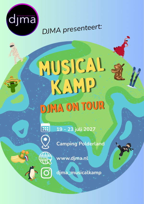 Musicalkamp 2027 - dagprogramma