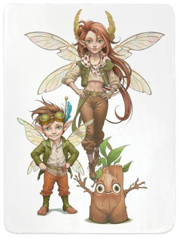 Findel en Pomido - fleece deken