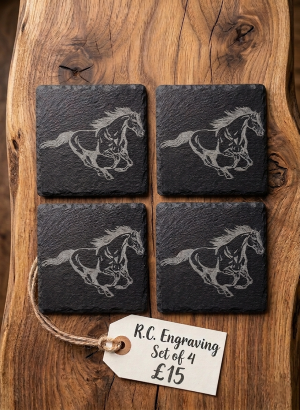 Horse Coasters Set