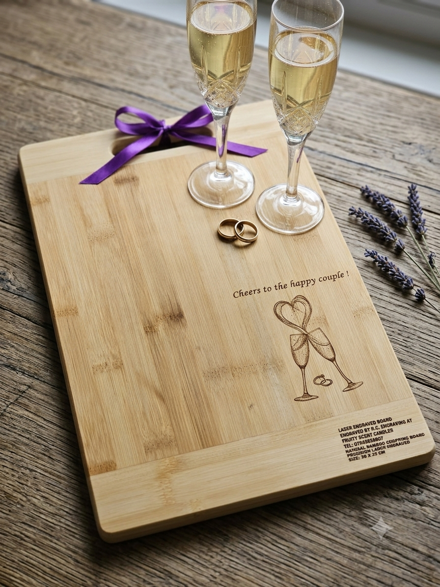 Personalized Bamboo Married Couple gift
