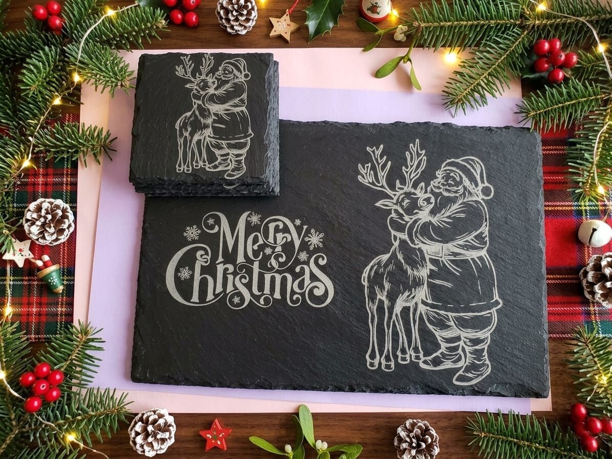 Christmas table set