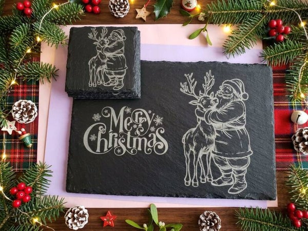 Christmas table set
