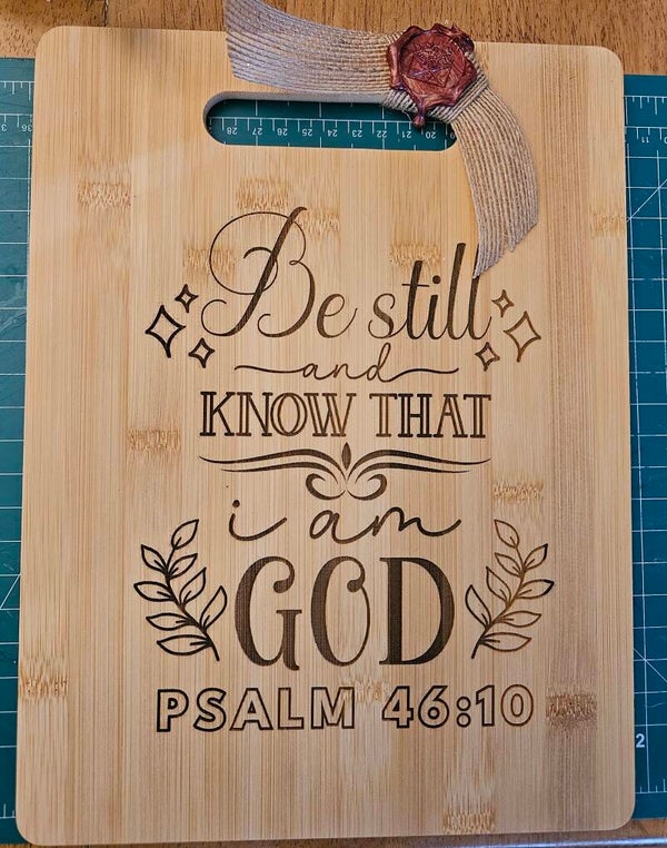 Be still