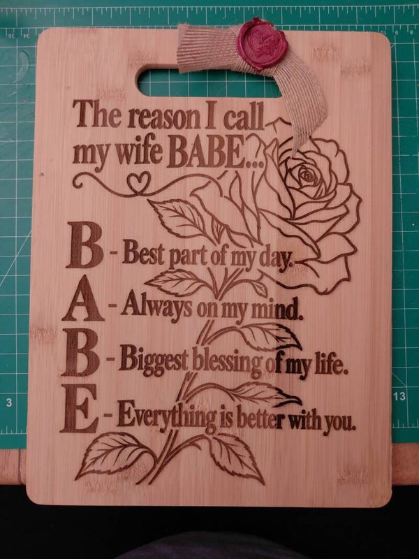 My wife, my babe