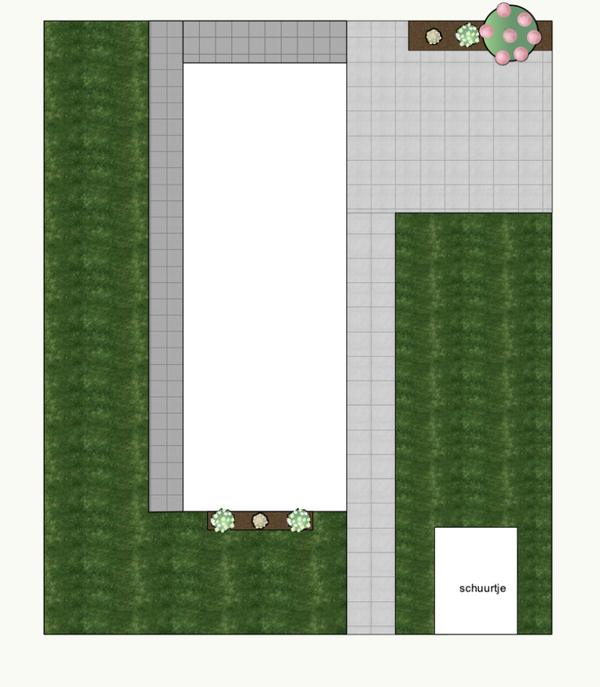 Beplantingsplan voor borders 40 t/m 49m2