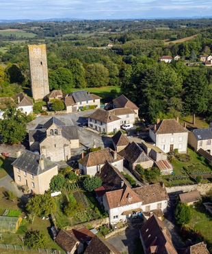La ville de Château-Chervix
