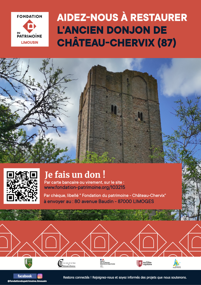 comment faire un don pour le projet de la tour de chateau-chervix